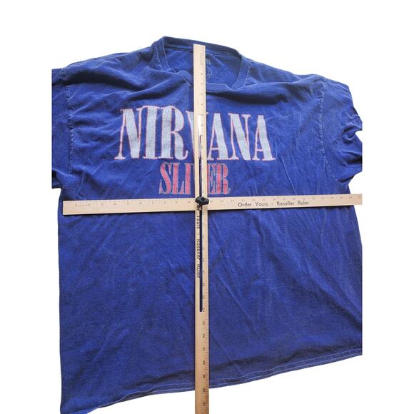 Nirvana Band T Shirt Mens 2XL Sliver Graphic Tee Grunge Distressed Vintage Style - Picture 14 of 16